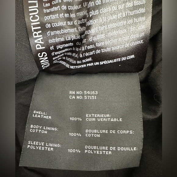 Andrew Marc New York Burgundy Leather Moto Jacket Sz M - Picture 8 of 9